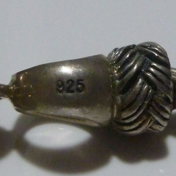 ❤️ Andrea Candela 925 14K Twisted Heart Necklace - Picture 6 of 7